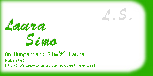 laura simo business card